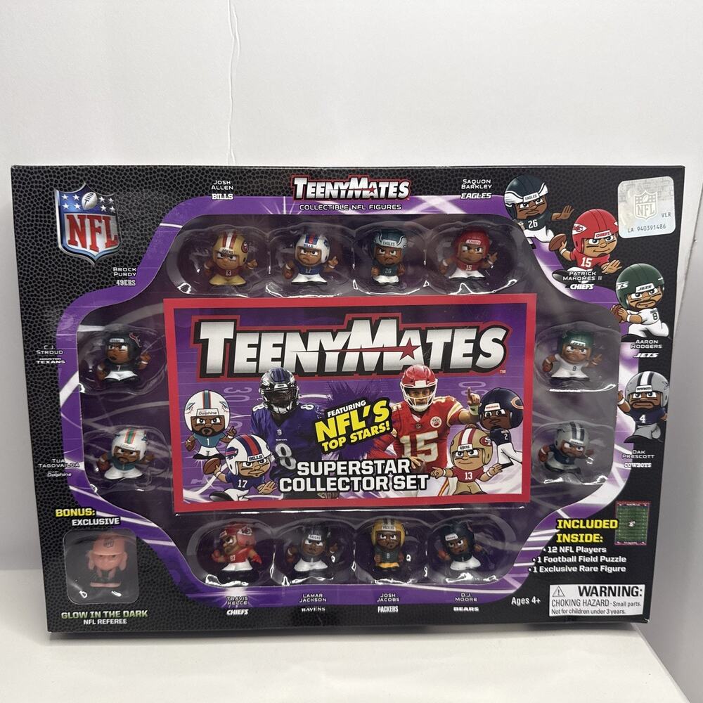2025 NFL TEENYMATES SERIES 13 SUPERSTAR COLLECTOR BOX SET
